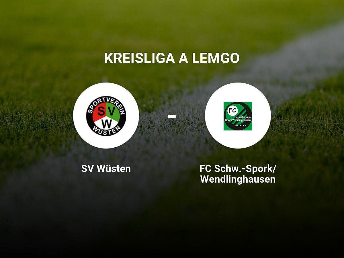Knappes Unterliegen für SV Wüsten gegen FC Schw.-Spork/Wendlinghausen
