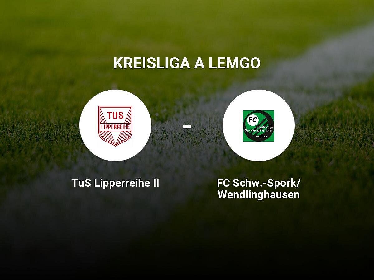TuS Lipperreihe II verbucht knappen Sieg gegen FC Schw.-Spork/Wendlinghausen