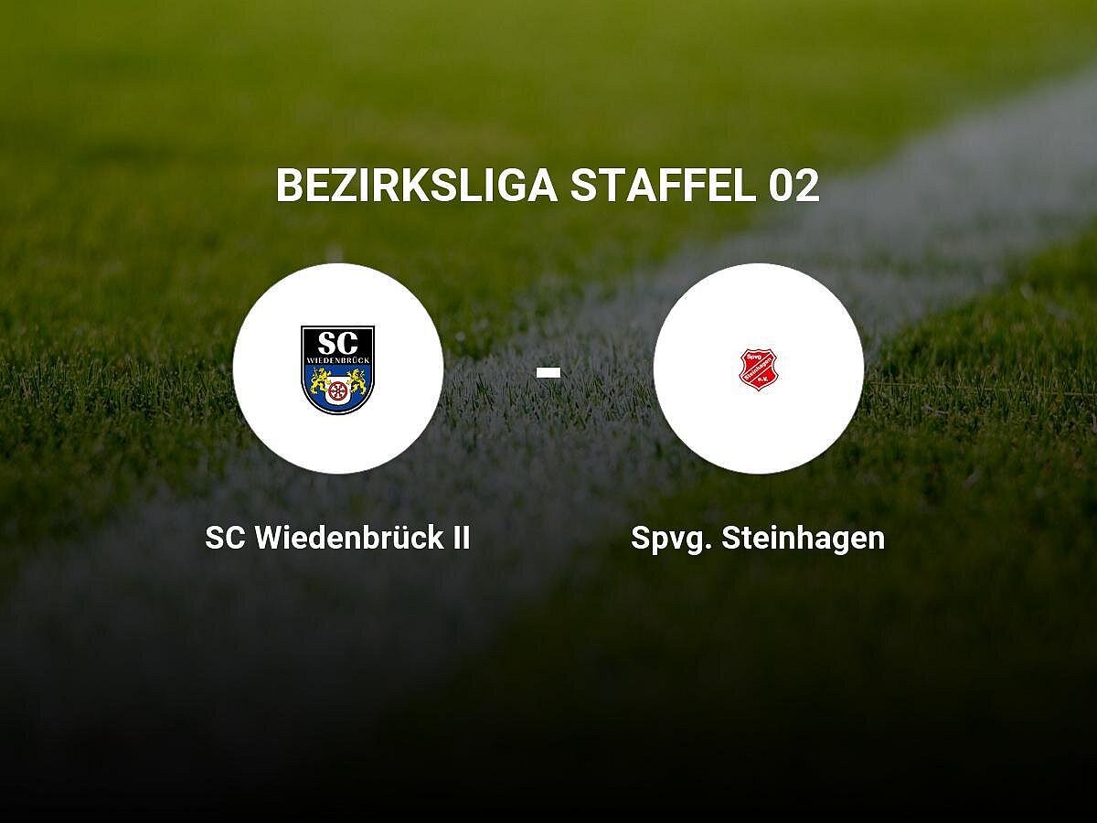 Spvg Steinhagen setzt sich knapp durch gegen den SC Wiedenbrück II