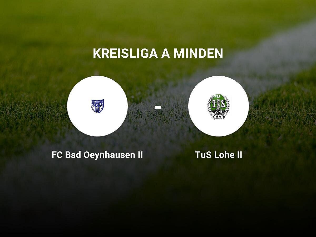 TuS Lohe II feiert überwältigenden Auswärtssieg über FC Bad Oeynhausen II