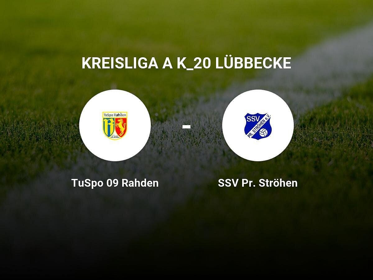 Heimsieg für TuSpo 09 Rahden gegen SSV Pr. Ströhen