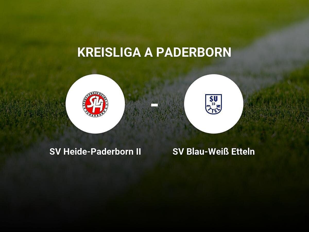 Schmachvolle Niederlage gegen SV Heide-Paderborn II - übles Ergebnis für SV Blau-Weiß Etteln