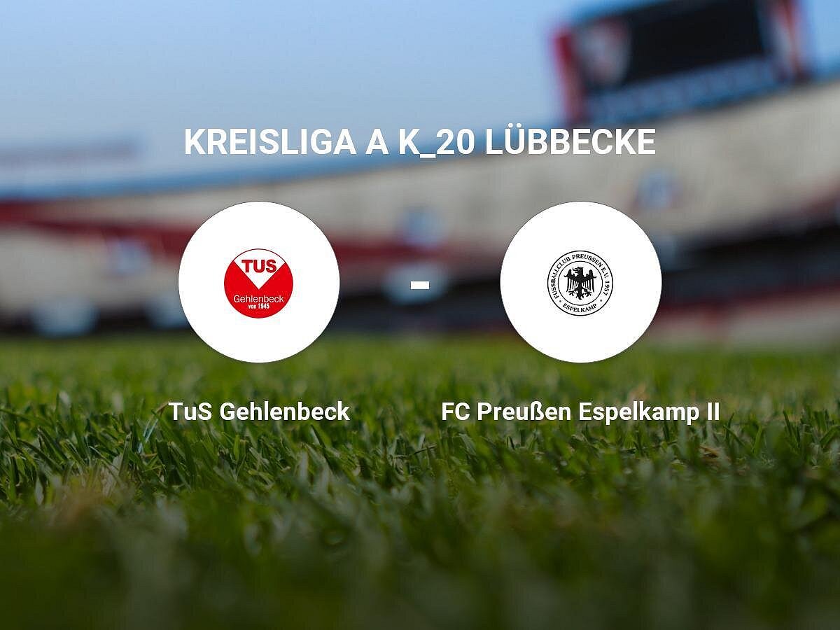 Sieg für TuS Gehlenbeck gegen FC Preußen Espelkamp II
