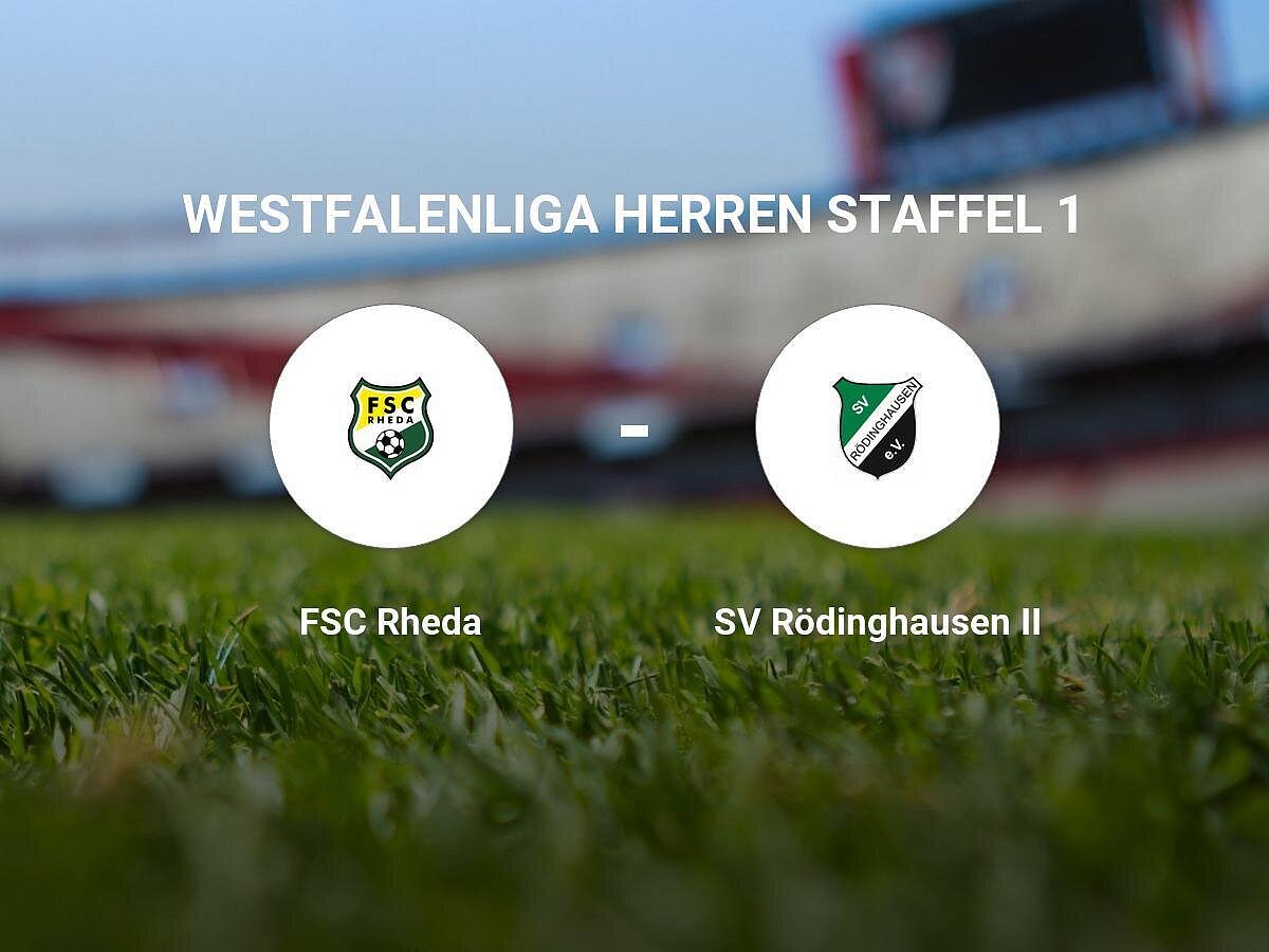 SV Rödinghausen II sichert sich knappen Sieg gegen den FSC Rheda