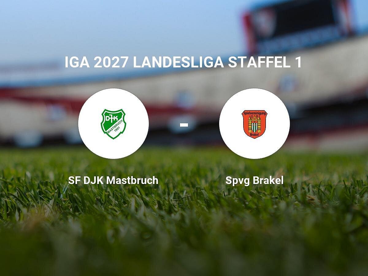 Spvg Brakel im Duell gegen SF DJK Mastbruch um Längen besser