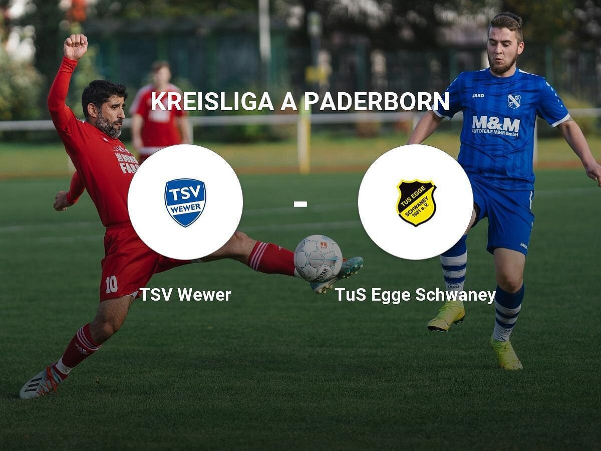 TSV Wewer erfährt bittere Pleite gegen TuS Egge Schwaney