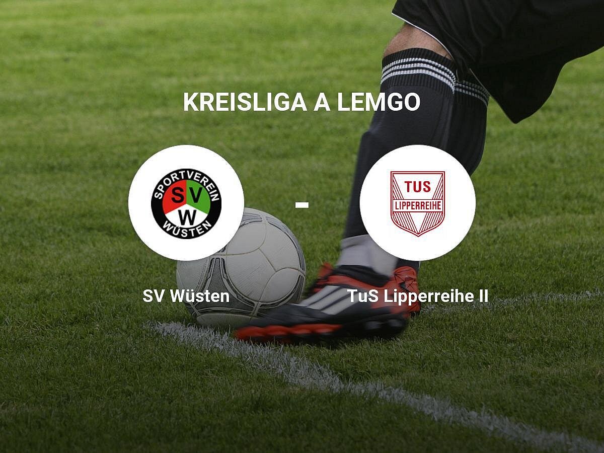 TuS Lipperreihe II setzt sich knapp durch gegen den SV Wüsten