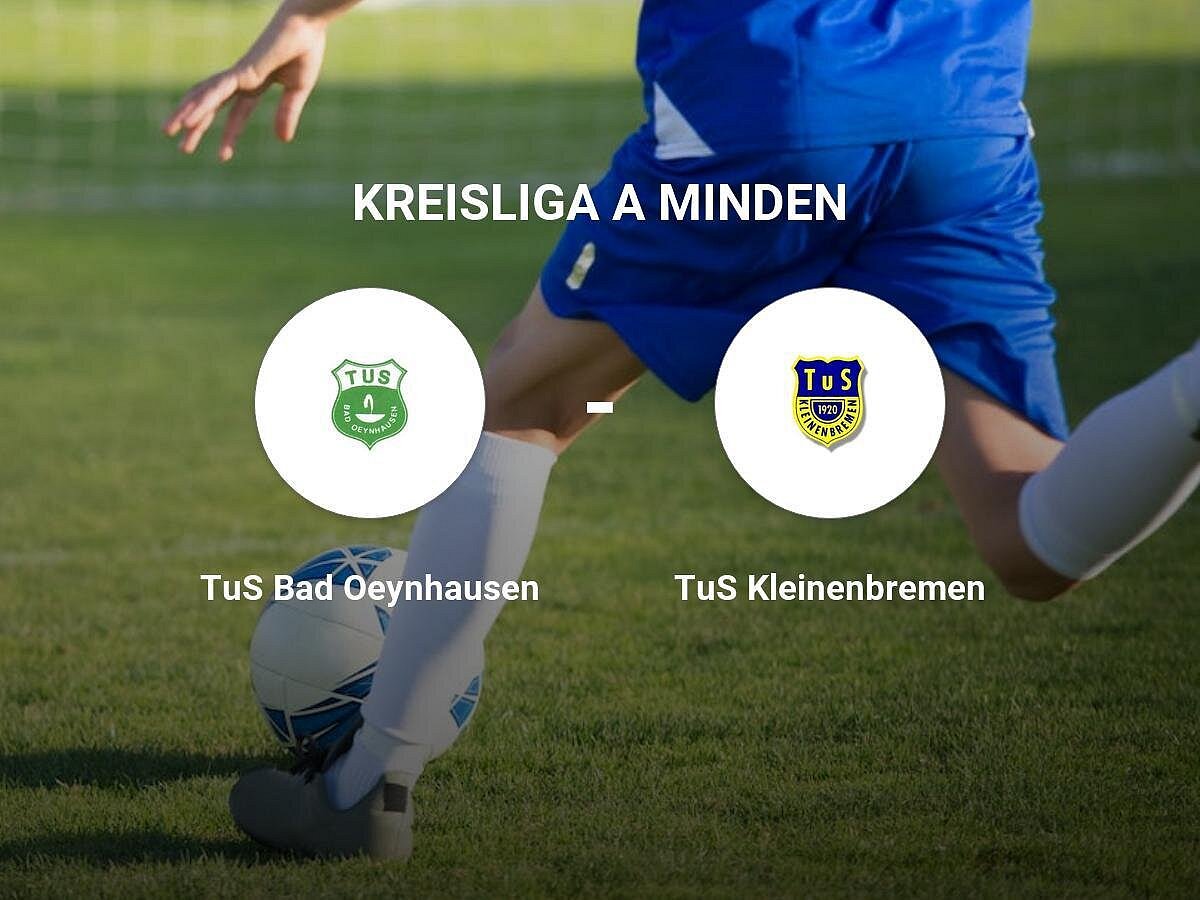 TuS Bad Oeynhausen bietet TuS Kleinenbremen Paroli