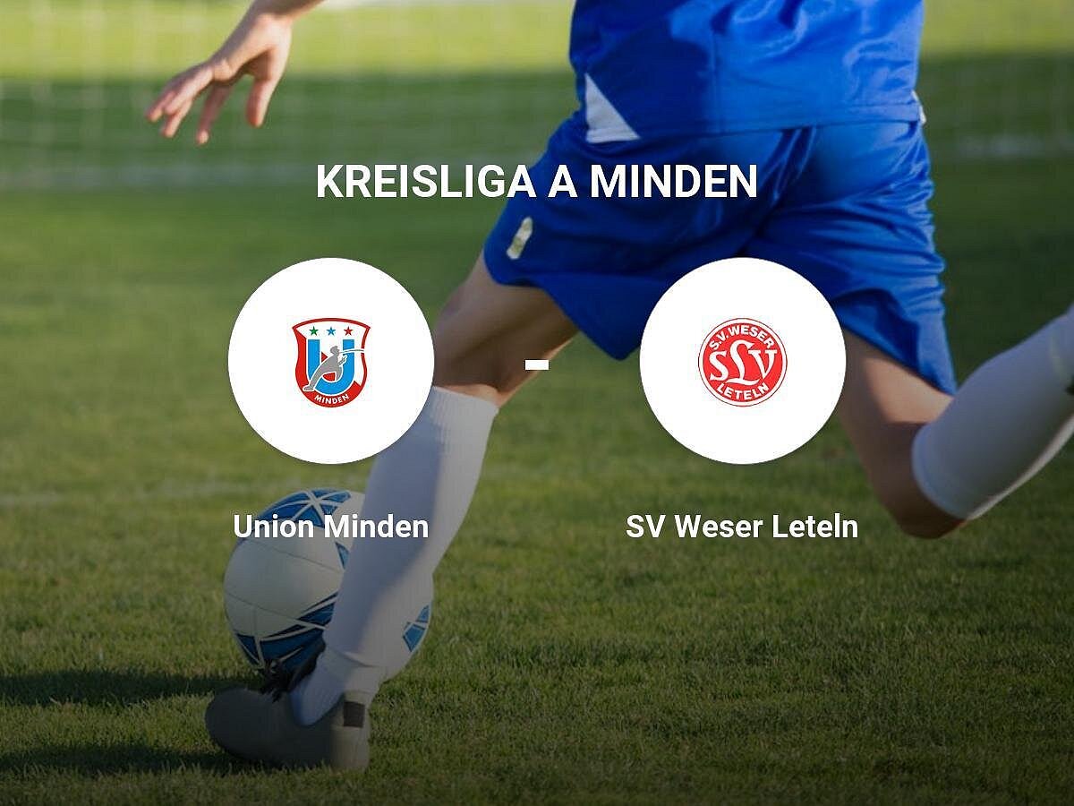 Remis im Duell zwischen der Union Minden und dem SV Weser Leteln