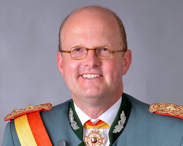 Schützenoberst Thomas Spieker. - © Andreas Schwarze