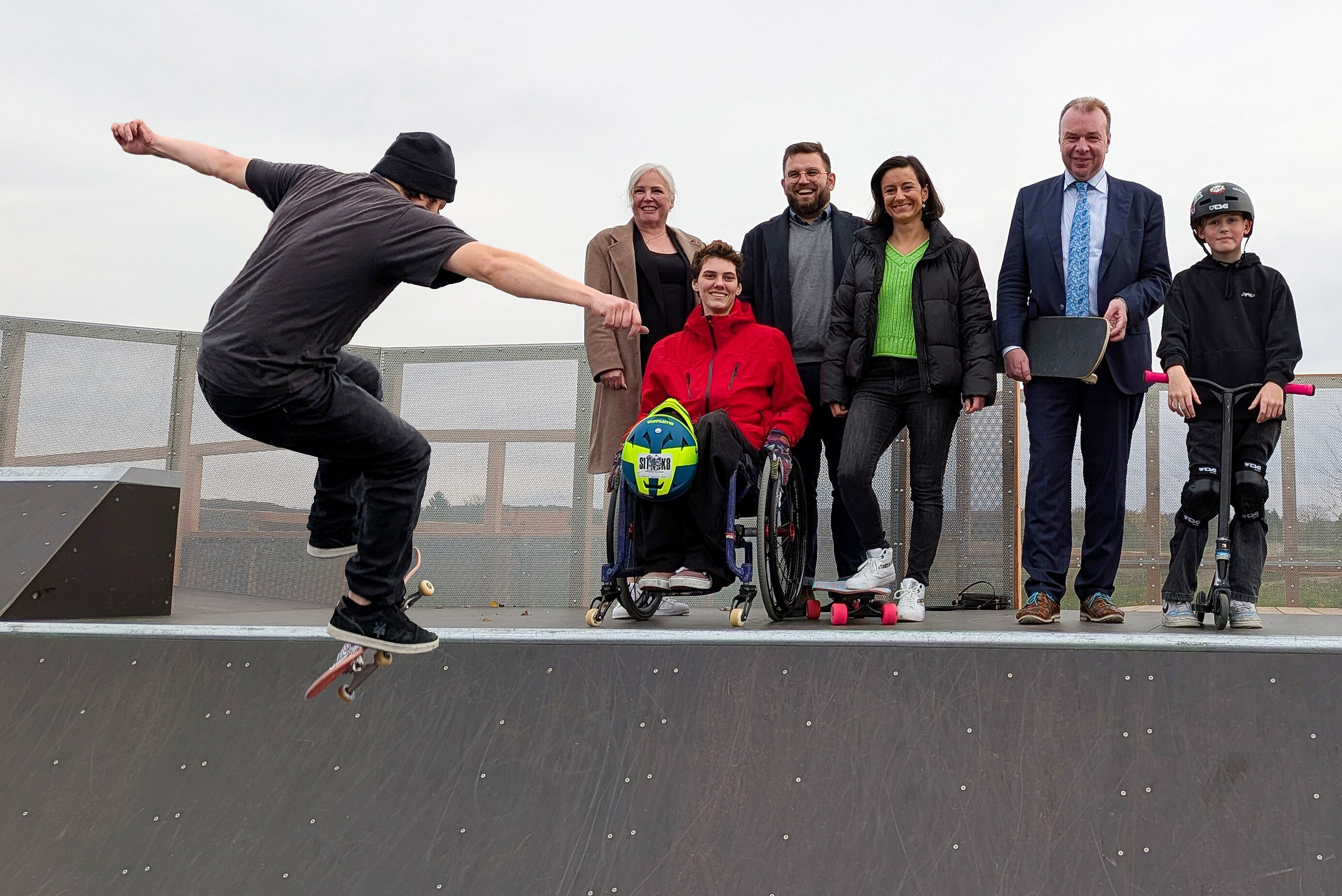 Eine Rampe für alle Rollen: Miniramp im Bad Lippspringer Bewegungspark eröffnet