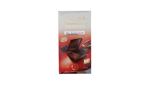 Die zuckerfreie Zartbitter-Schokolade von Lindt enthält 37 Gramm Maltit pro 100 Gramm. - © Verbraucherzentrale Hamburg