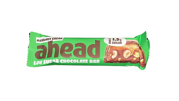 17 Prozent an Zuckeraustauschstoffen enthält der "Low sugar chocolate bar Hazelnut Cocoa" von Ahead. - © Verbraucherzentrale Hamburg