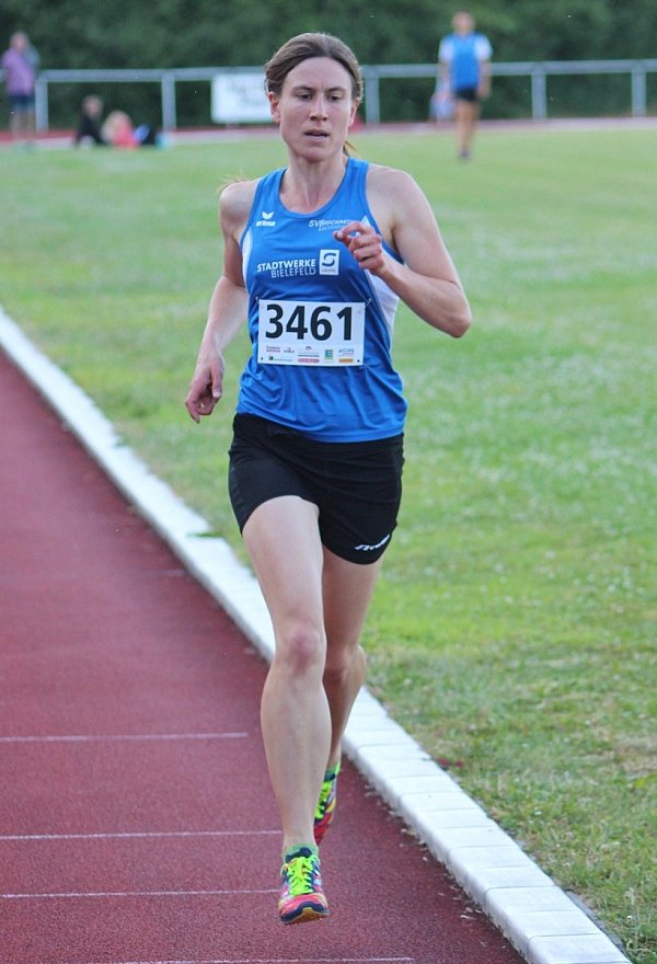 Wieder am Start: Jana Palmowski gewann in der W 30 im Vorjahr den westfälischen Cross-Titel. - © Claus-Werner Kreft