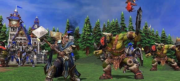 Warcraft, wie wir es lieben: Orks gegen Menschen. Im großartigen dritten Teil ging es aber um weit mehr. - © Blizzard