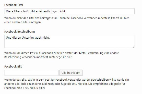 Mit Wordpress-Plugins kann beim Veröffentlichen eines Artikels die Facebook-Vorschau verändert werden. - © Schwarzer