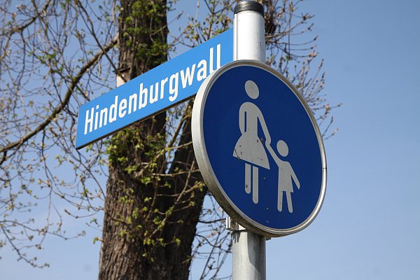Umstritten: Im Vorfeld der Landesgartenschau 2023 führt die Stadt eine Diskussion um den Hindenburgwall. - © Hermann Ludwig