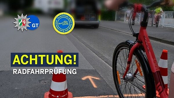 Radfahrprüfung Aktion Radschlag - © Gütersloh