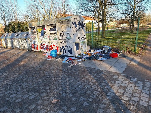 Eine wilde Müllhalde am Ehlentruper Weg. - © Privat