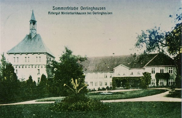 Das Gut Niederbarkhausen, das heute von Hubertus von Daniels-Spangenberg geführt wird und das früher zu den deutschen Rittergütern aufstieg, besaß viele Kötterhäuser, die an Einlieger vermietet wurden – auch an Familie Ruthe.?Repros: Horst Biere / Quelle: Stadtarchiv - © Repros: Horst Biere / Quelle: Stadtarchiv