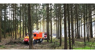 Lichtenau: Waldbrand nahe Kleinenberg