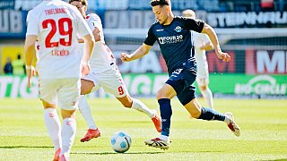 SC Paderborn gegen 1. FC Köln - Impressionen vom Spiel
