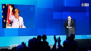 Großes Schaulaufen der Kanzlerkandidaten bei der Industrie