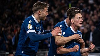 Pokalsensation in Bielefeld : Arminia Bielefeld fährt nach Berlin