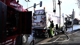 Borgholzhausen: B 68 wegen Hühnermist stundenlang gesperrt