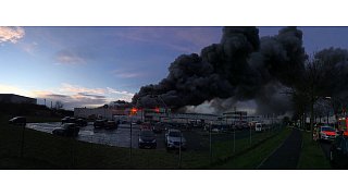 Paderborn: Brand beim Fleischproduzenten Westfleisch