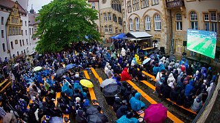 Die schönsten Bilder vom Public Viewing in Bielefeld