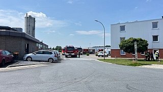 Brand in Industriegebäude in Verl