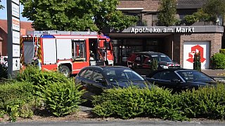 Großeinsatz an Volksbank in Steinhagen