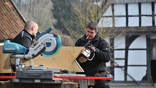 Bielefelder Bauernhausmuseum: Bockwindmühle erhält neue Flügel