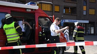 Großeinsatz an Volksbank in Steinhagen