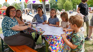 „Wir-sind-da“-Fest für Kinder im Bünder Steinmeisterpark