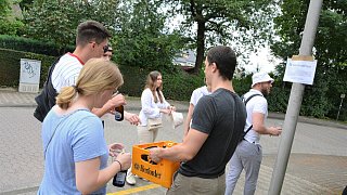 Bierpolonaise der Schützen
