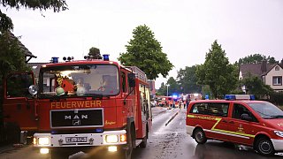 Heftiger Regen im Kreis Herford