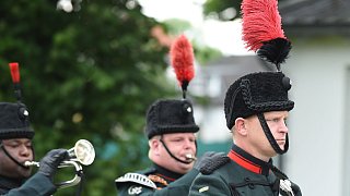 Gräfin Sophie von Wessex besucht das 5th Rifle Regiment in Paderborn