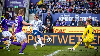 Arminia Bielefeld schlägt Osnabrück mit 1:0.