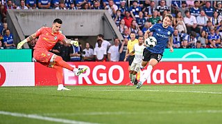 Arminia Bielefeld schlägt Werder Bremen 1:0.