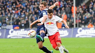 Fußball: Arminia Bielefeld gegen RB Leipzig
