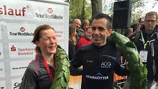 Hermannslauf 2016: Rund um das Ziel an der Sparrenburg