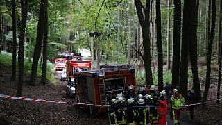 Rettungseinsatz abgestürztes Segelflugzeug in Porta