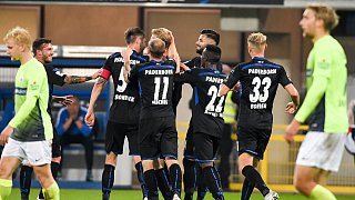 Paderborn gewinnt gegen Hansa Rostock 2:1