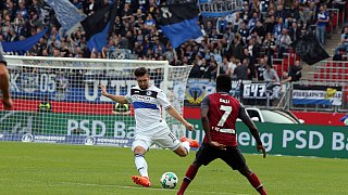 Arminia gewinnt 2:1 gegen Nürnberg
