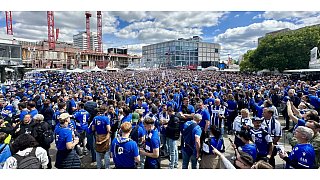 Die schönsten Bilder vom Arminia-Fanfest in Berlin