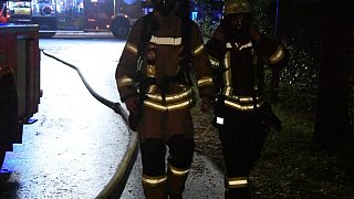 Brand einer Gartenlaube an der Oststraße in Gütersloh