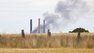 Kraftwerk in Veltheim brennt