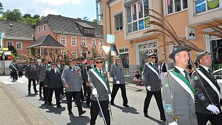Schützenfest Oerlinghausen, Konzert, Empfang und Festumzug
